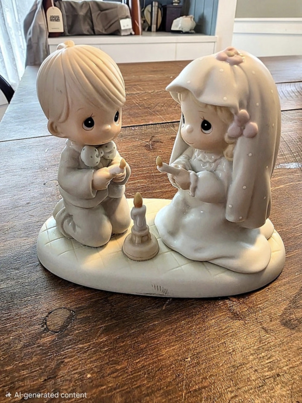Precious Moments The Lord Is Your Light to Happiness Wedding Figurine